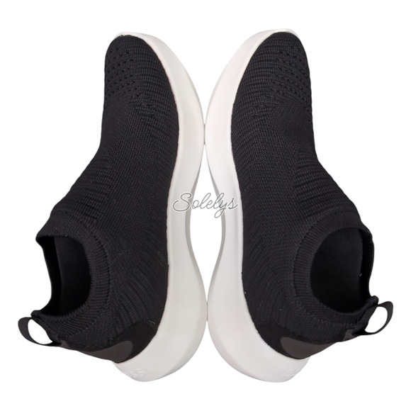 Vessi Everyday Move Slip On Womens 5 Onyx Black White Waterproof DymaTex Sneaker - Picture 9 of 13
